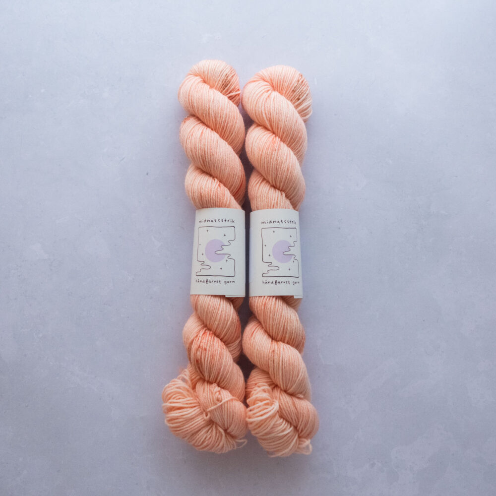 Midnatsstrik Moonwalk Sock 50 | Peach Emoji
