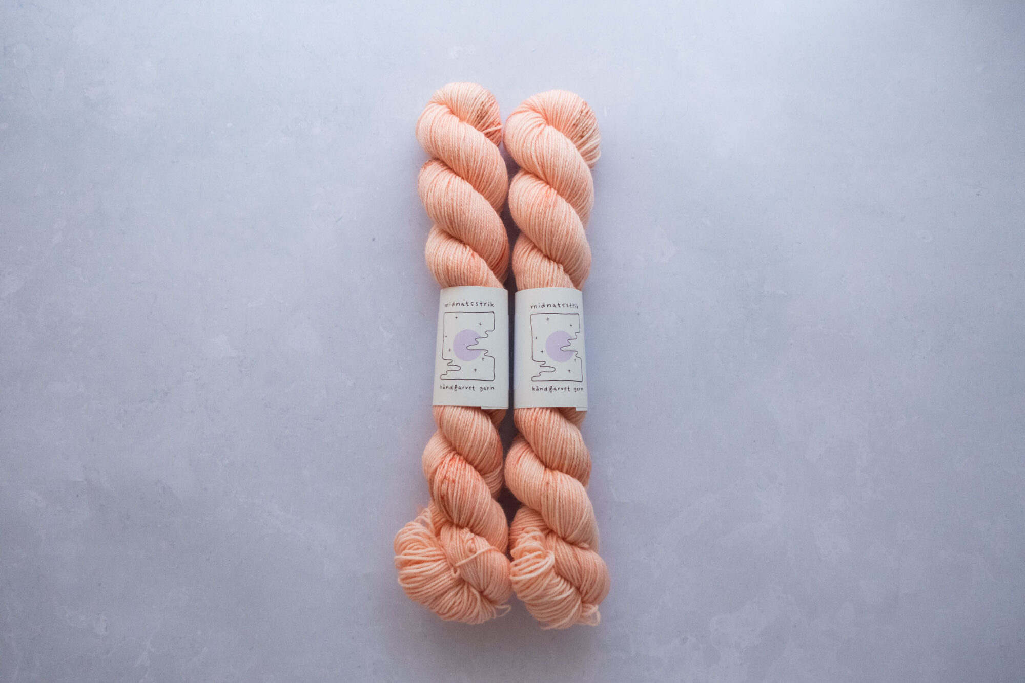 Midnatsstrik Moonwalk Sock 50 | Peach Emoji