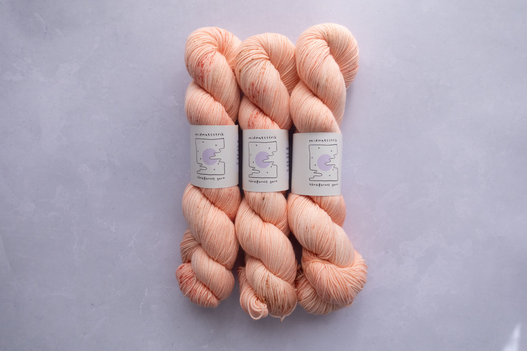 Midnatsstrik Soft Sock | Peach Emoji