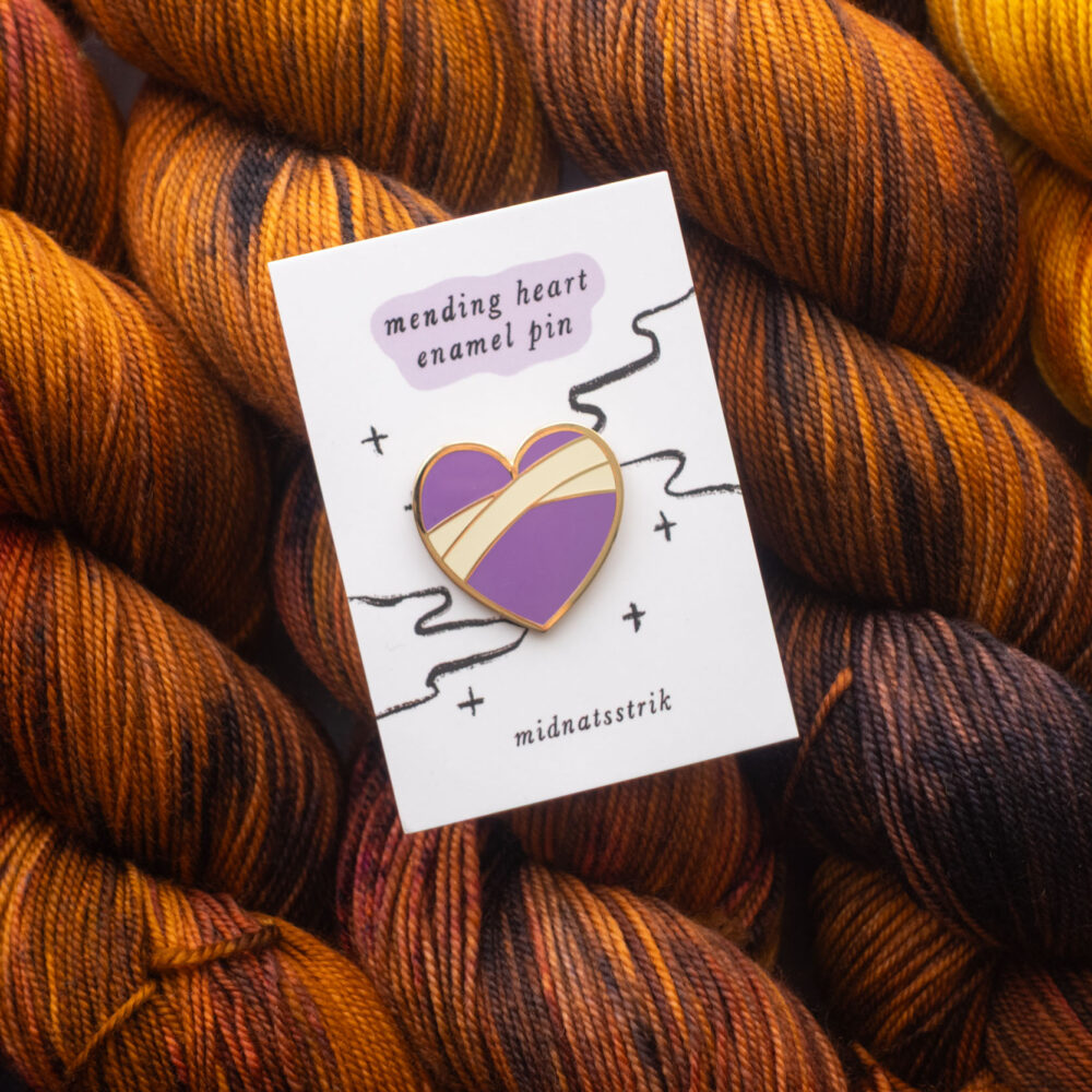 Mending Heart Enamel Pin