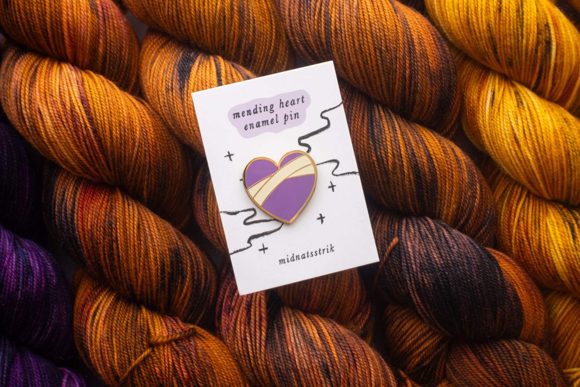 Mending Heart Enamel Pin